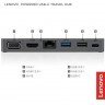 Lenovo USB-C Travel HUB (Type C - 3 X USB Ports - Network (RJ-45) - HDMI - VGA), 4X90S92381  in Podgorica Montenegro