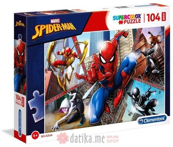 Clementoni Puzle104 maxi spider man в Черногории