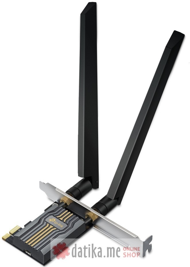 TP-LINK ARCHER TBE400E , BE6500 Wi-Fi 7 Bluetooth 5.4 PCIe Adapter в Черногории