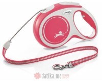 Flexi Povodac New Comfort Medium Cord 8M Red