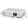 Epson EB-E01 XGA (1024x768) 3300Lm 3LCD Projektor 