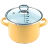 FACKELMANN SERPA DUBOKA EMAJL (žuta) 16cm/2L SA STAKLENIM POKLOPCEM в Черногории