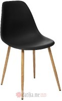 EDG Enzo De Gasperi STOLICA SEDIA H86X44X53 Black