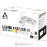 Arctic Cooling CPU Cooler Liquid Freezer III 240 A-RGB White