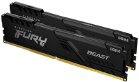 Kingston Fury Beast Black  DIMM DDR4 64GB (2x32GB kit) 3200MHz, KF432C16BBK2/64 