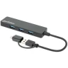 Manhattan USB-C Male and USB-A Male to Four USB-A Females в Черногории
