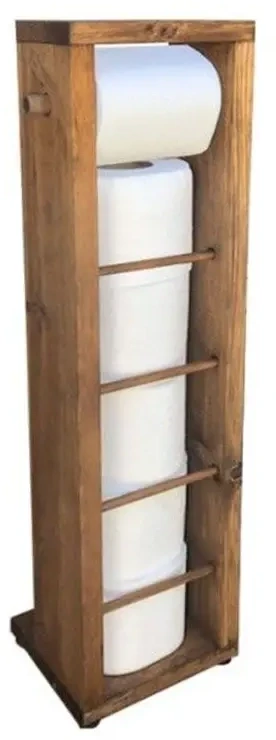 PAKKETO POLICE ZA KUPATILO Laila walnut 15x15x56cm в Черногории