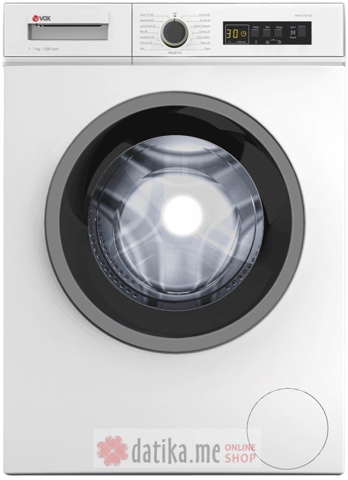 VOX WM1275-LTQD Masina za pranje vesa 7kg/1200rpm (Slim, 50cm)