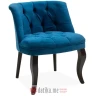 PAKKETO FOTELJA Loreta velvet dark blue-black 59x64x73cm