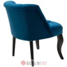 PAKKETO FOTELJA Loreta velvet dark blue-black 59x64x73cm