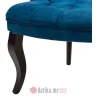 PAKKETO FOTELJA Loreta velvet dark blue-black 59x64x73cm