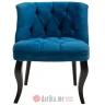 PAKKETO FOTELJA Loreta velvet dark blue-black 59x64x73cm