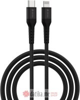 Devia cable Gracious EC409 PD USB-C - Lightning 1,5 m 3A black