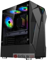 PC DYNAMO *** Case TRON HOLO-5 PSU Intel i5-10400/16GB/1TB SSD/GeForce RTX 3050 WINDFORCE OC 6GB GDDR6/600W, Gaming 
