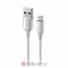 Swissten Data cable textile II USB/Lightning 1.5m White
