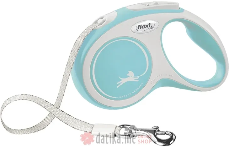 Flexi Povodac New Comfort Small Tape 5M Light Blue
