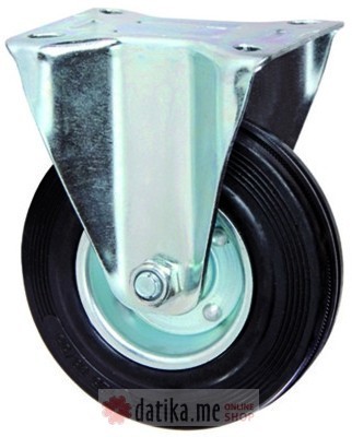 MAURER Točak gumeni fiksni 125mm