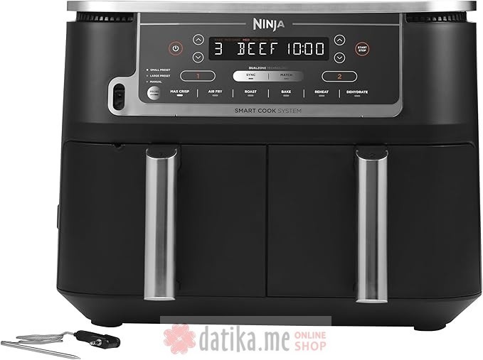 NINJA Airfryer dupla korpa/ 9.5L (AF451EU)