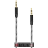 SBOX AUDIO CABLE 3.5 Male - 3.5 mm Male 1.5 m Black 
