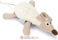 Beeztees IGRACKA ZA MACE PLISANI MIS WHITE-17X13X4 CM