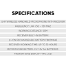 SonicGear WM 3000UL UHF WIRELESS mikrofon в Черногории