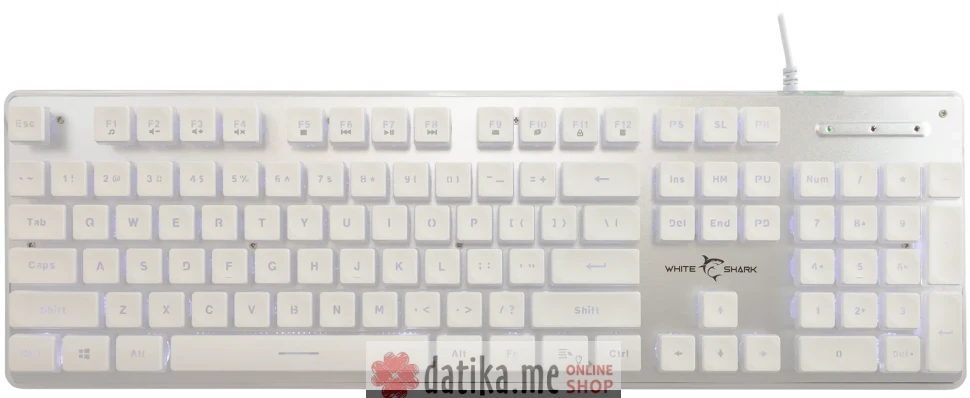 White Shark TACHI TASTATURA Bijela 