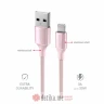 Swissten Data cable textile II USB/Lightning 1.5m Pink