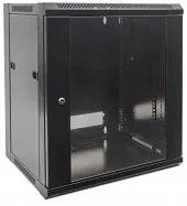 Intellinet Nazidni rack, 19", 9U (V500 × Š570 x D450mm), crni