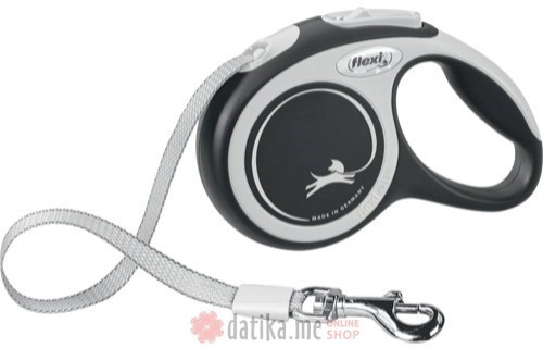 Flexi Povodac New Comfort Small Tape 5M Black