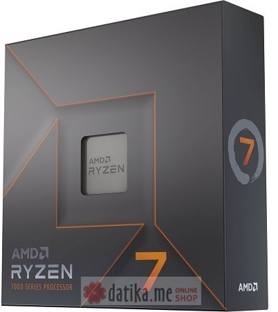 AMD Ryzen 7 7700X (4.5GHz/5.4GHz Max, 8C/16T) Box NO FAN in Podgorica Montenegro