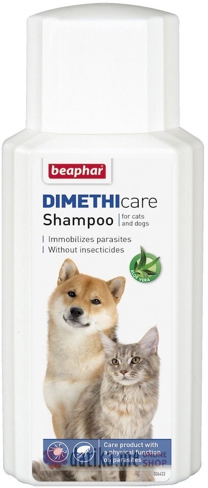 Beaphar Dimethicare Antiparazitski Šampon Za Pse I Mace 200 ml