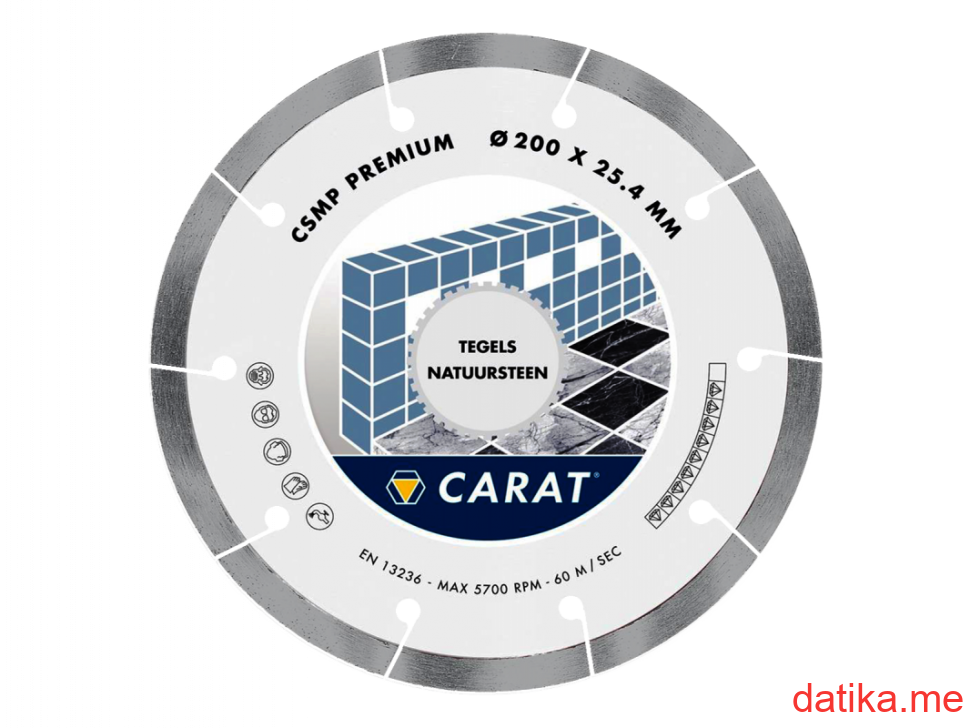 Battipav Dijamantna rezna ploča porcelan gres i mermer 200x25,4x10mm в Черногории