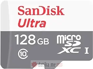SanDisk Ultra microSDXC 128GB, Up to 100MB/s Read, Class 10 UHS U1, Android в Черногории