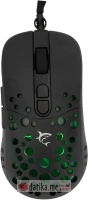 White Shark TRISTAN-2 Crni RGB / 12.800 dpi Mis