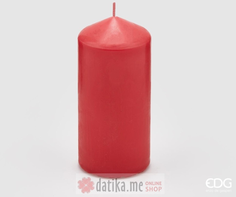 EDG Enzo De Gasperi CANDELA CLASS MOCCOLO RED H15 D6,8 