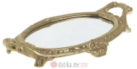 INART POSLUZAVNIK OGLEDALO ZLATNI 30Χ19Χ4cm
