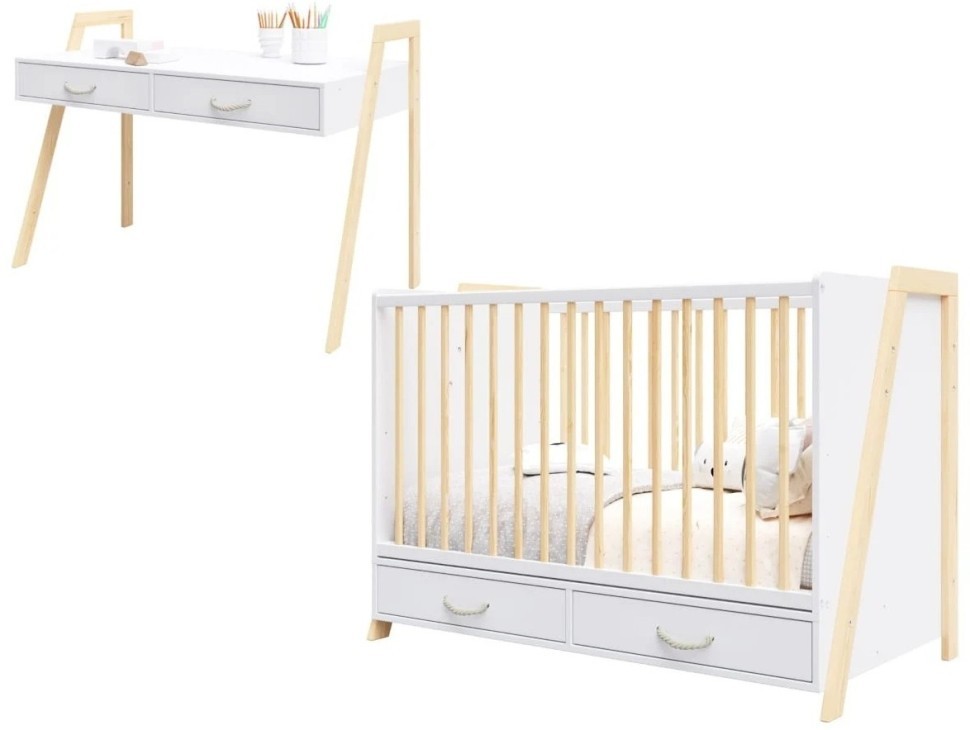 LETTINO LUNA KREVETAC 2U1 + FIOKA