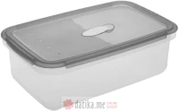 KEEEPER KUTIJA LAURA TRANSPARENT SIVA 3L