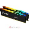 KINGSTON DIMM DDR5 64GB (2x32GB kit) 6400MT/s KF564C32BBAK2-64 FURY Beast Black XMP 