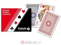 Piatnik bridz karte remi dupli spil