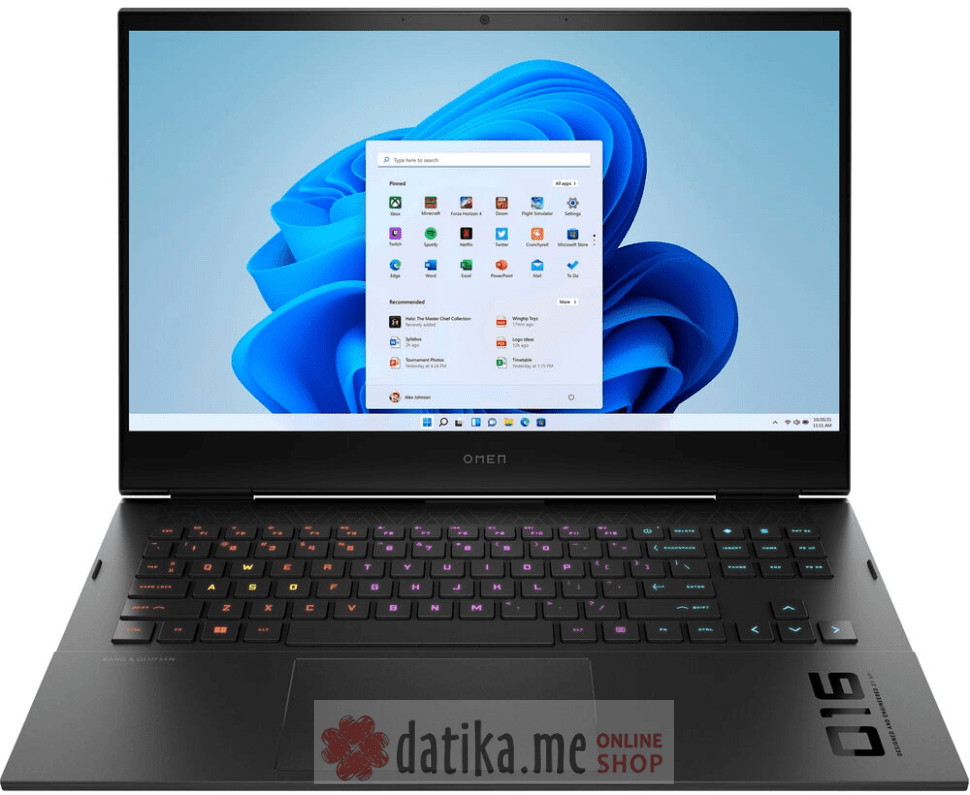 HP OMEN 16-n0009nm AMD Ryzen 7-6800H/16GB/1TB SSD/RTX 3050Ti 4GB/​16.1" FHD IPS 144Hz/Win11Home, 6M5U3EA