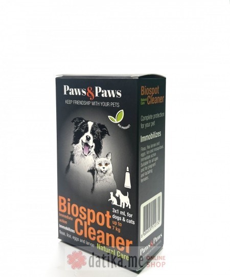 BIOSPOT CLEANER 1ML (1 ampula) 2-7KG DOG/CAT в Черногории