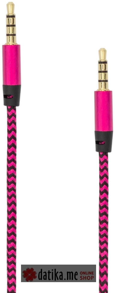SBOX AUDIO CABLE 3.5 Male - 3.5 mm Male 1.5 m Pink