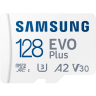 Samsung Evo Plus microSDXC 128GB UHS-I U3 V30 A2 + SD adapter