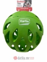 Karlie IGRACKA ZA PSE KARLIE GUMENA LOPTA GREEN 14CM