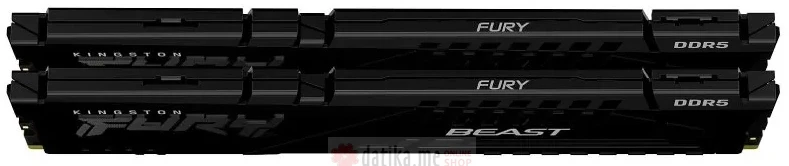 KINGSTON FURY Beast Black XMP DIMM DDR5 32GB 6800MT/s, KF568C34BBK2-32 