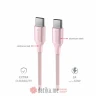 Swissten Data cable textile II USB-C / USB-C 1.5m Pink в Черногории