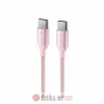 Swissten Data cable textile II USB-C / USB-C 1.5m Pink в Черногории