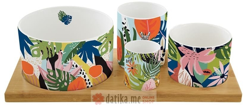 EASY LIFE SET ZA POSLUZIVANJE 29x13 TROPICAL VIBES