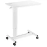 ROLINE Gas Spring Side Table / Workstation, height adjustable, white